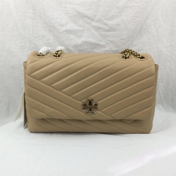 NEW Tory Burch Kira Chevron Large Convertible Should bag - Picture 2 of 9
